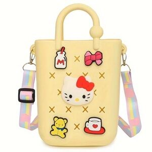 New Hello Kitty Silicone Crossbody Bag